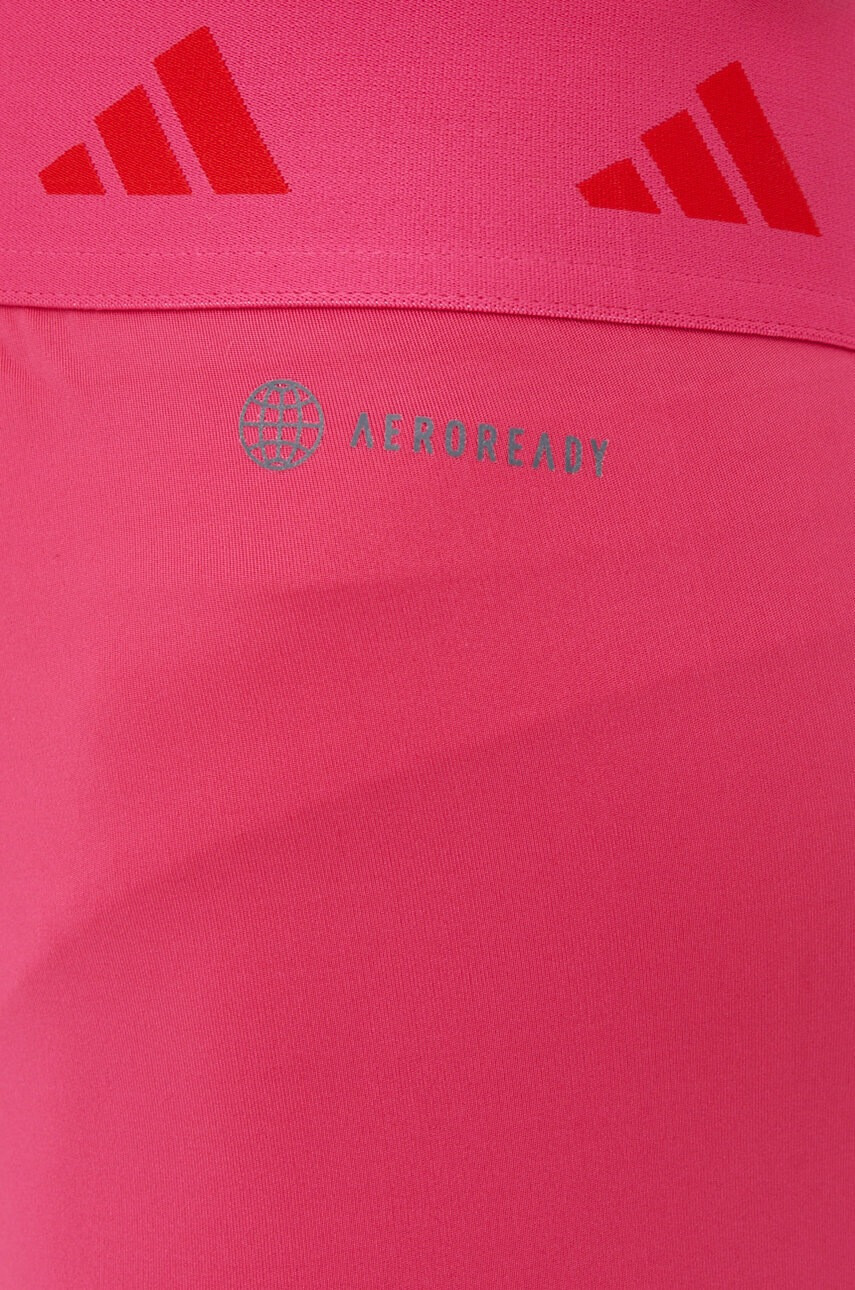 adidas Performance Клин за трениране Techfit 3-stripes в розово с принт - Pepit.bg