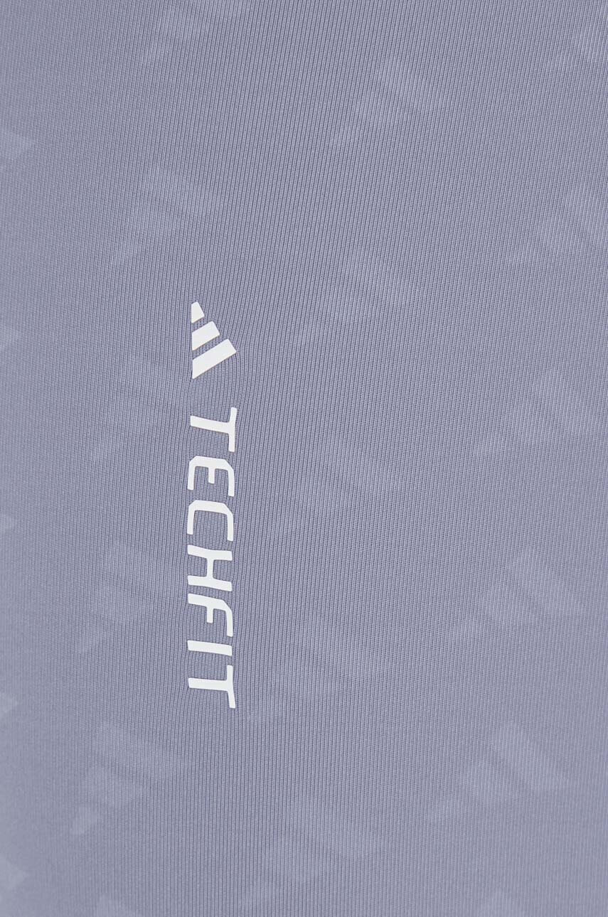 adidas Performance Клин за трениране Techfit Brand Love В лилаво с десен - Pepit.bg