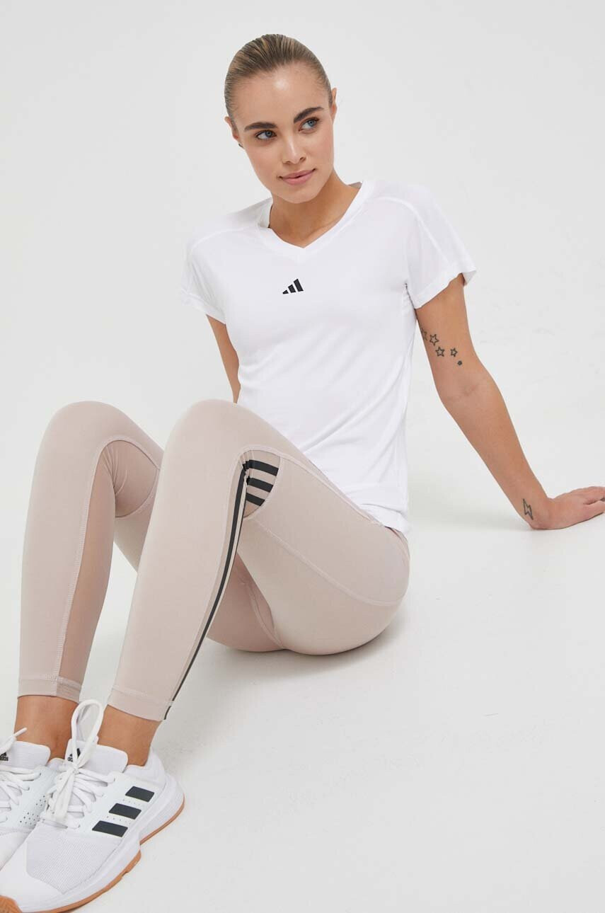 adidas Performance Клин за трениране Techfit Hyperglam в бежово с принт - Pepit.bg