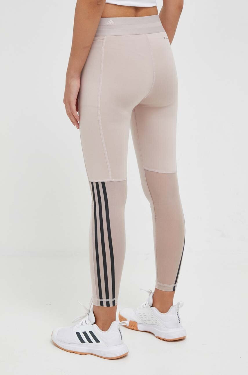 adidas Performance Клин за трениране Techfit Hyperglam в бежово с принт - Pepit.bg