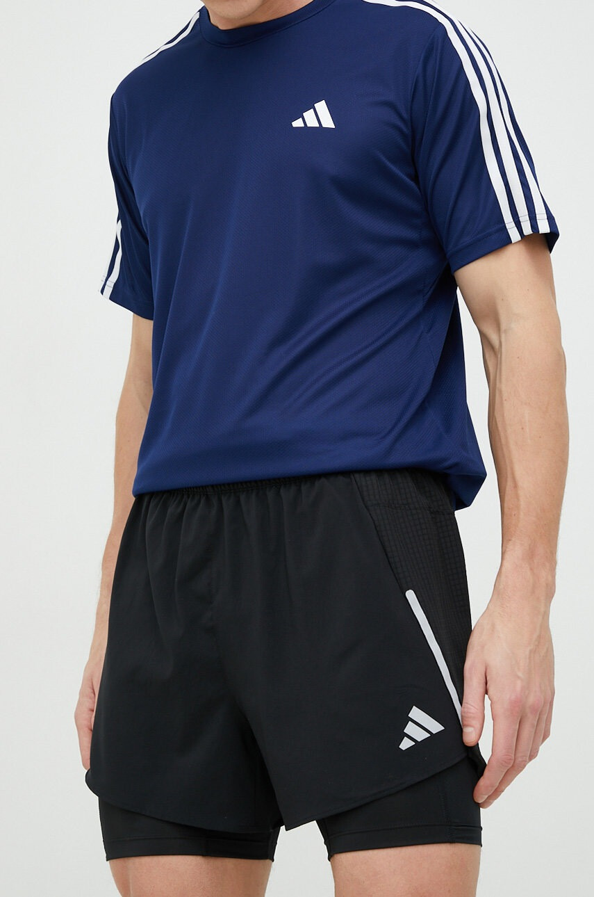 adidas Performance Къс панталон за бягане Designed for Running в черно - Pepit.bg
