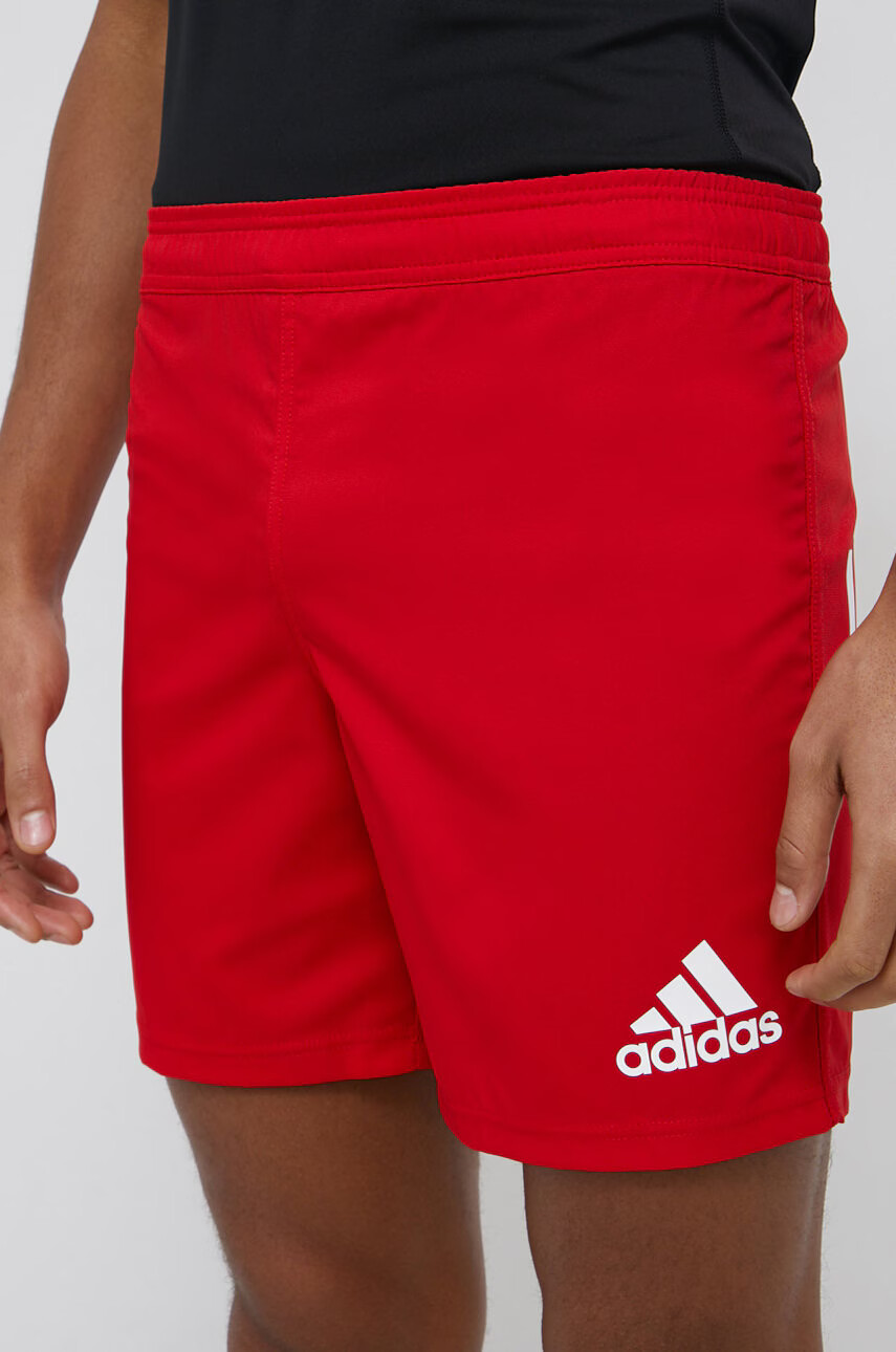 adidas Performance Къси панталони DY8499 мъжко в червено - Pepit.bg