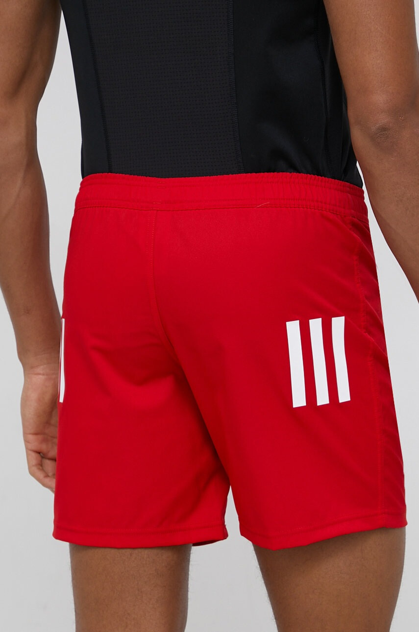 adidas Performance Къси панталони DY8499 мъжко в червено - Pepit.bg