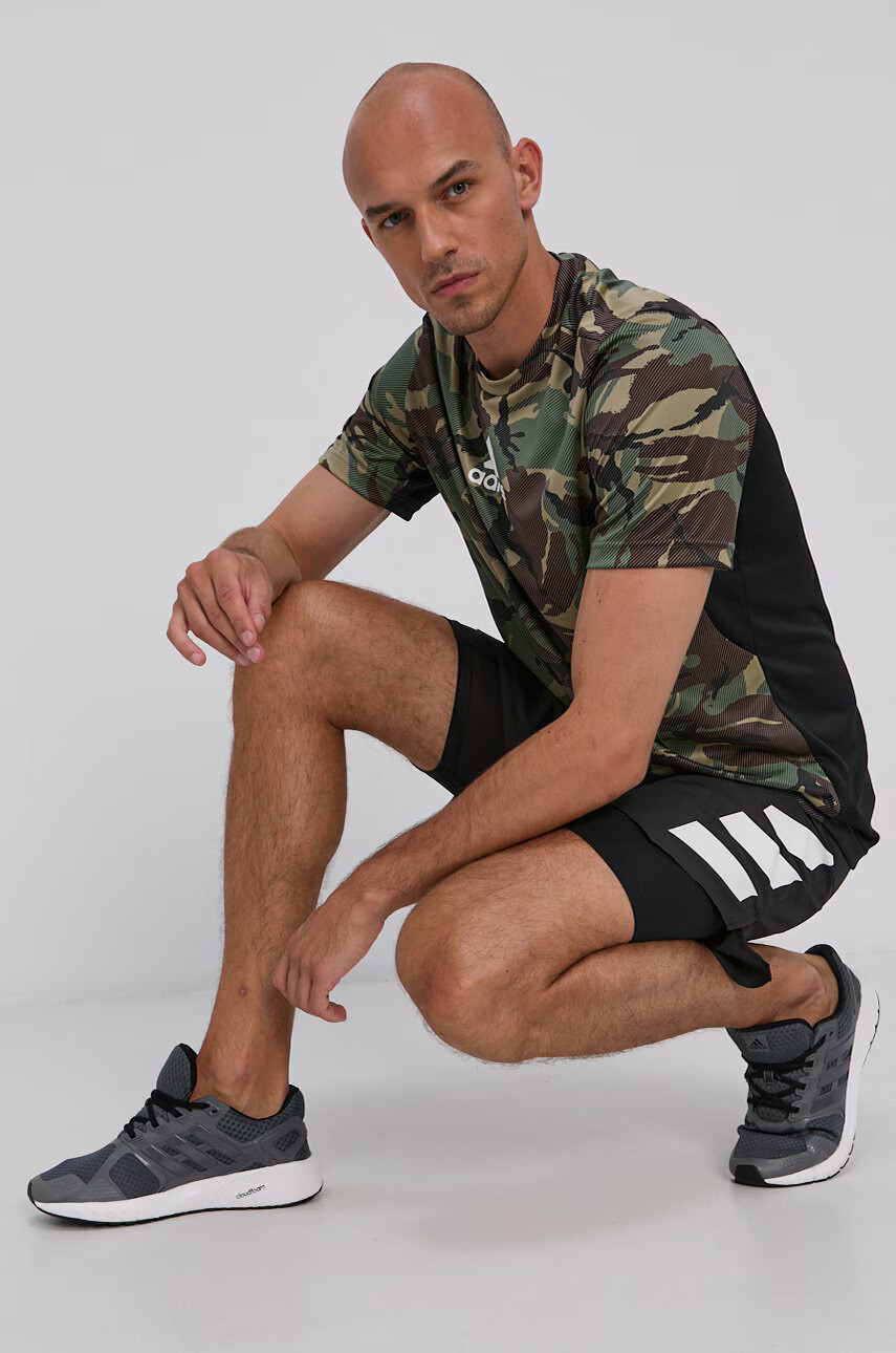 adidas Performance Къс панталон GL1216 мъжки в черно - Pepit.bg