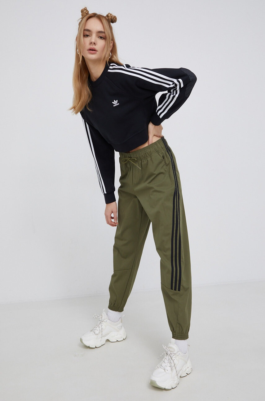 adidas Performance Панталон H45955 дамски в зелено - Pepit.bg
