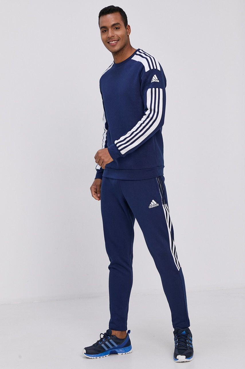 adidas Performance Панталон performance GH4467 мъжки в тъмносиньо с апликация - Pepit.bg