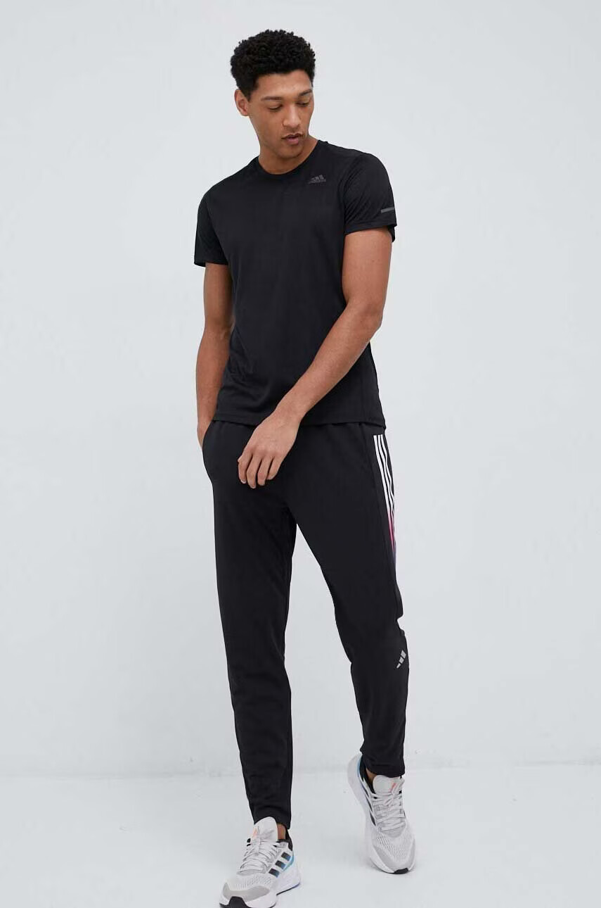 adidas Performance Панталон за джогинг Run Icons в черно с принт - Pepit.bg