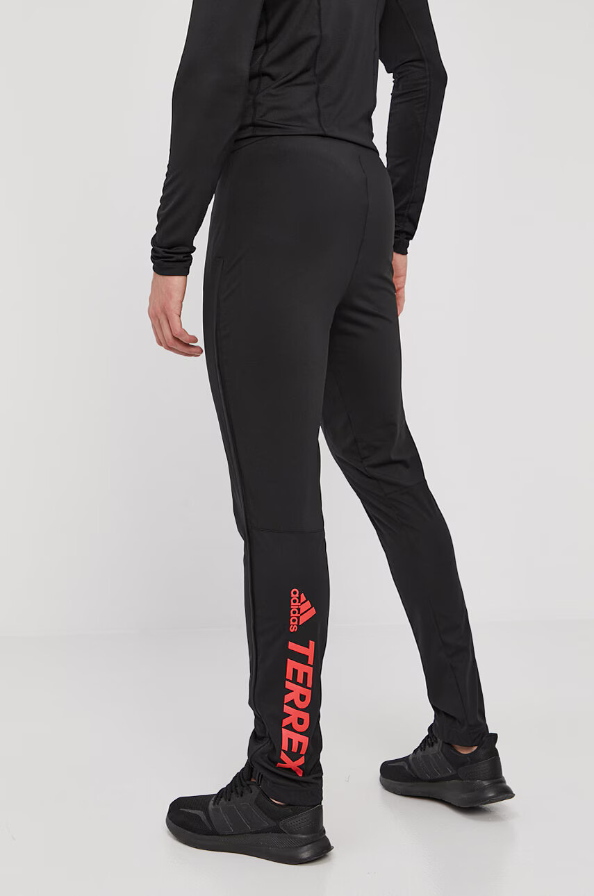 adidas Performance Панталон FT9980 мъжки в черно с принт - Pepit.bg