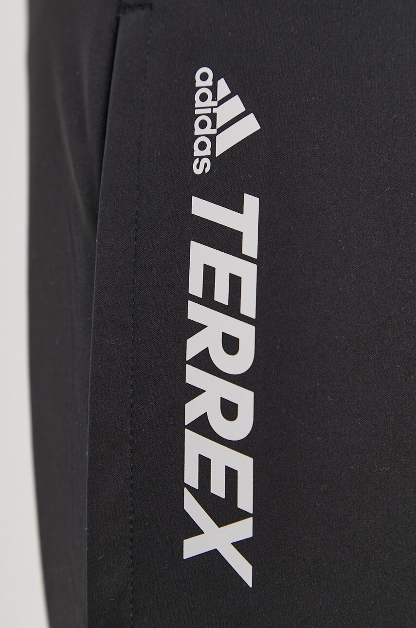 adidas Performance Панталон FT9980 мъжки в черно с принт - Pepit.bg