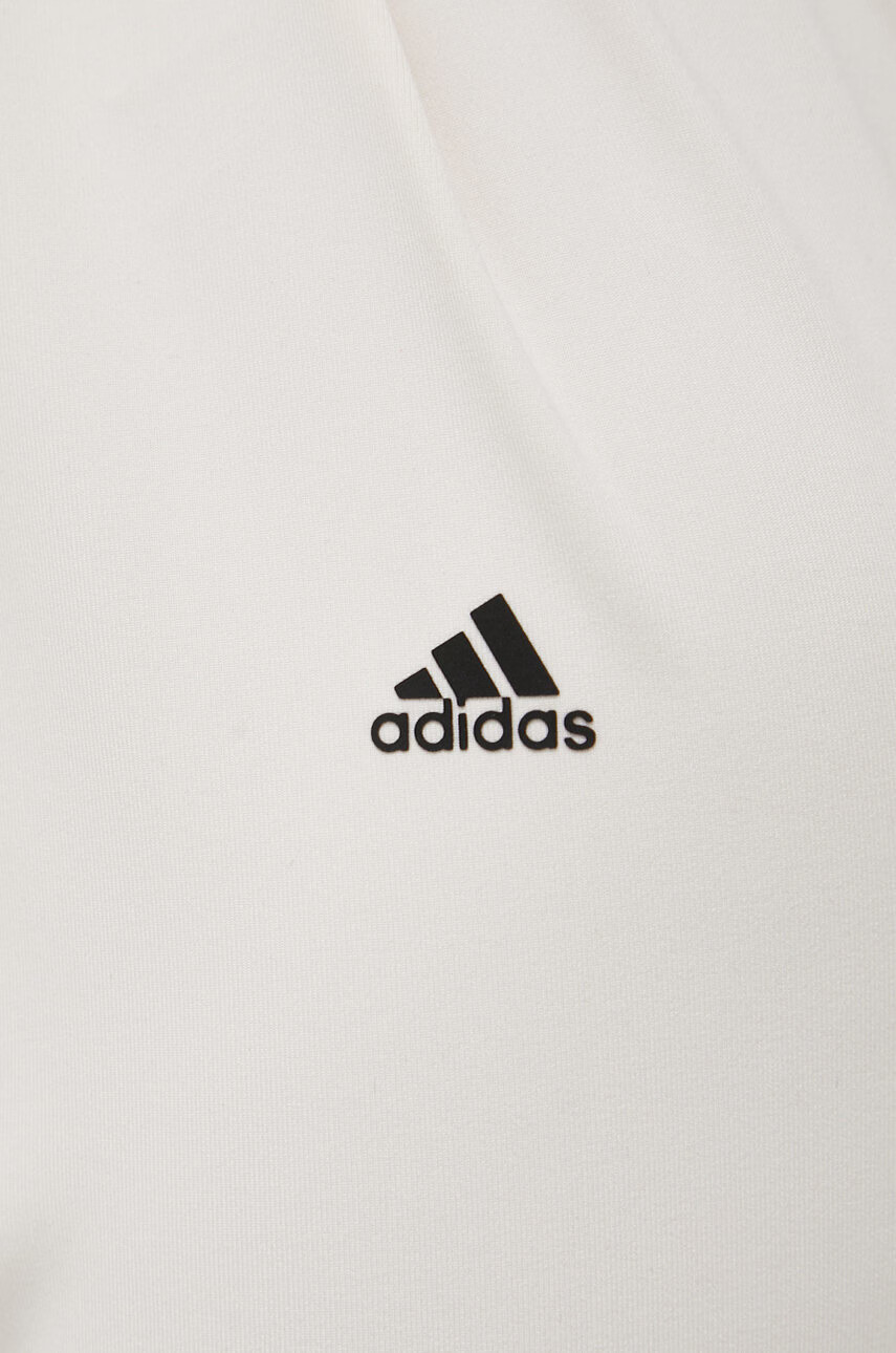 adidas Performance Панталони HF5421 дамско в бежово с изчистен дизайн - Pepit.bg