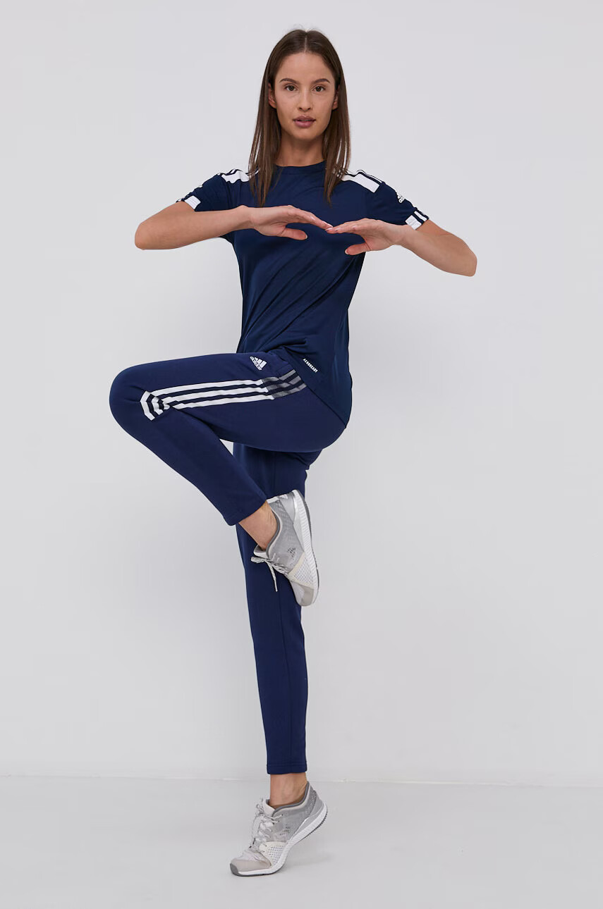 adidas Performance Панталон дамски в тъмносиньо с апликация - Pepit.bg