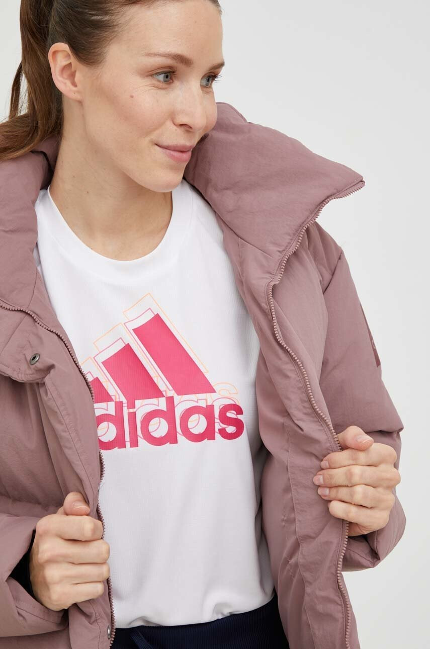 adidas Performance Пухено яке в розово със зимна изолация - Pepit.bg