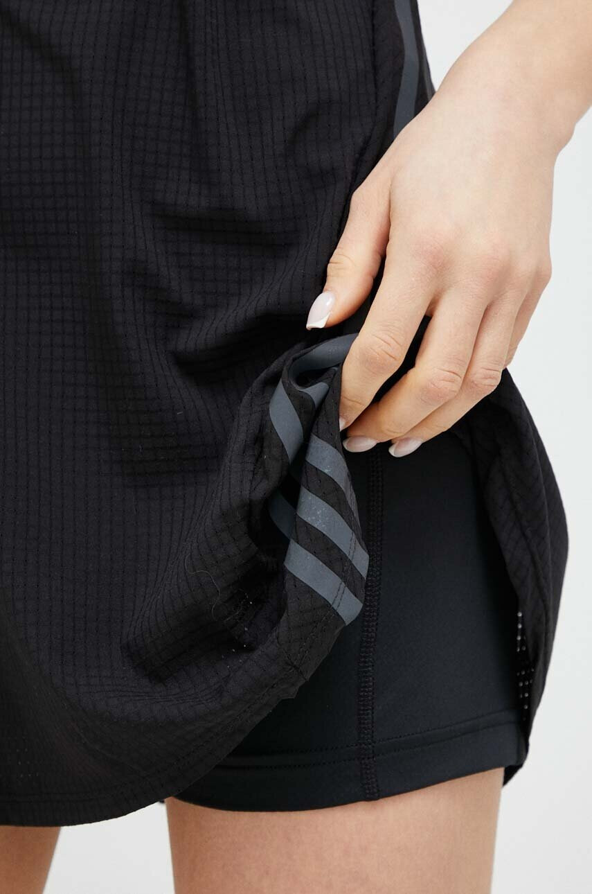 adidas Performance Рокля в черно къс модел разкроен модел - Pepit.bg