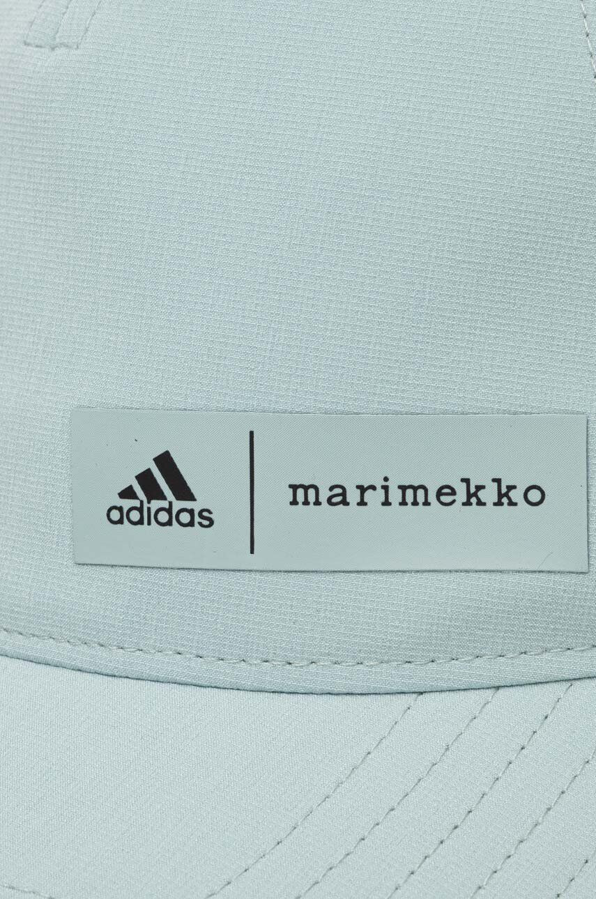 adidas Performance Шапка с козирка Marimekko в зелено с десен - Pepit.bg