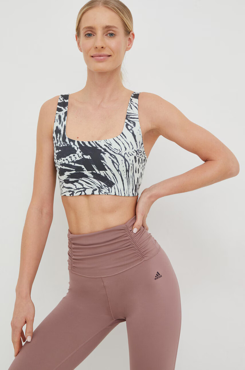 adidas Performance Спортен сутиен с десен - Pepit.bg