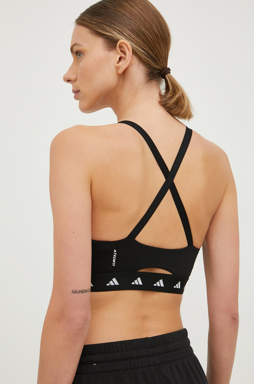 adidas Performance Спортен сутиен Aeri в черно - Pepit.bg
