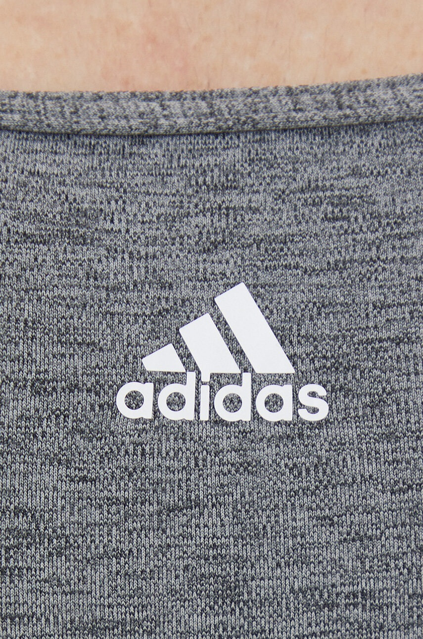 adidas Performance Спортен сутиен Aeroreact в сиво - Pepit.bg