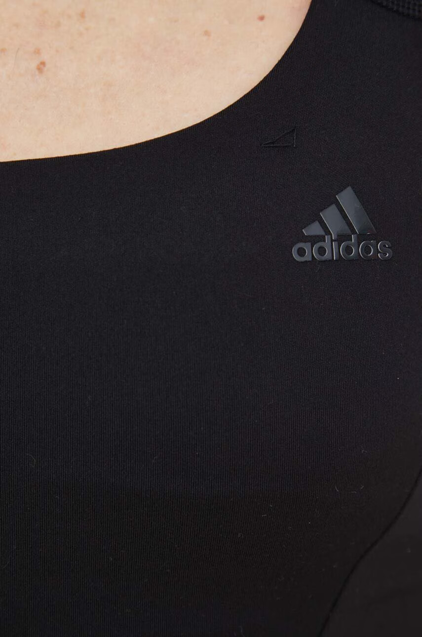 adidas Performance Спортен сутиен CoreFlow в черно с изчистен дизайн - Pepit.bg