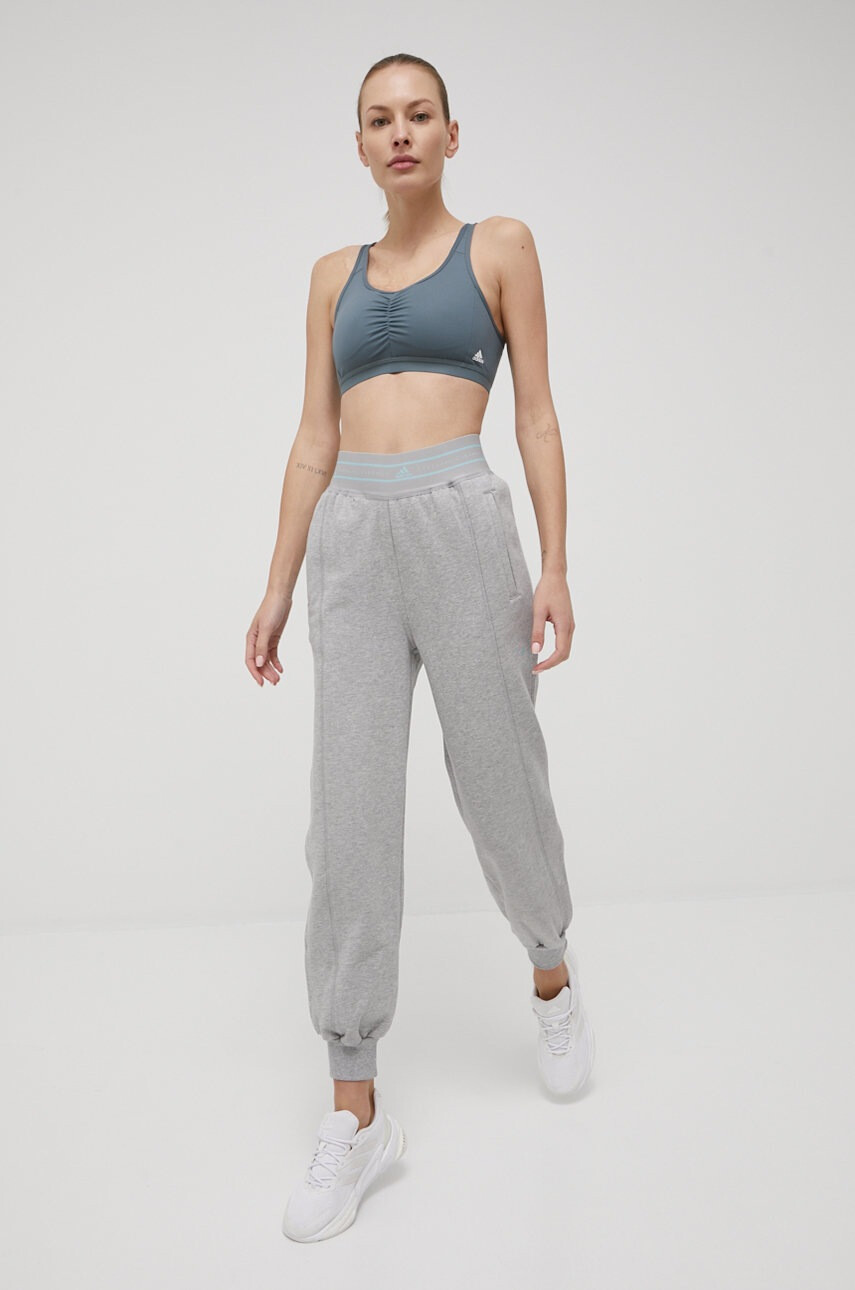 adidas Performance Спортен сутиен Coressentials HD7686 с изчистен дизайн - Pepit.bg