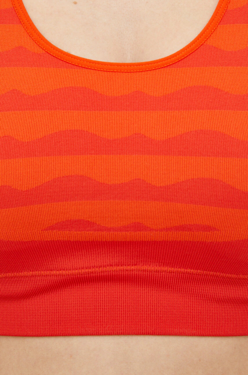 adidas Performance Спортен сутиен Marimekko в оранжево с десен - Pepit.bg