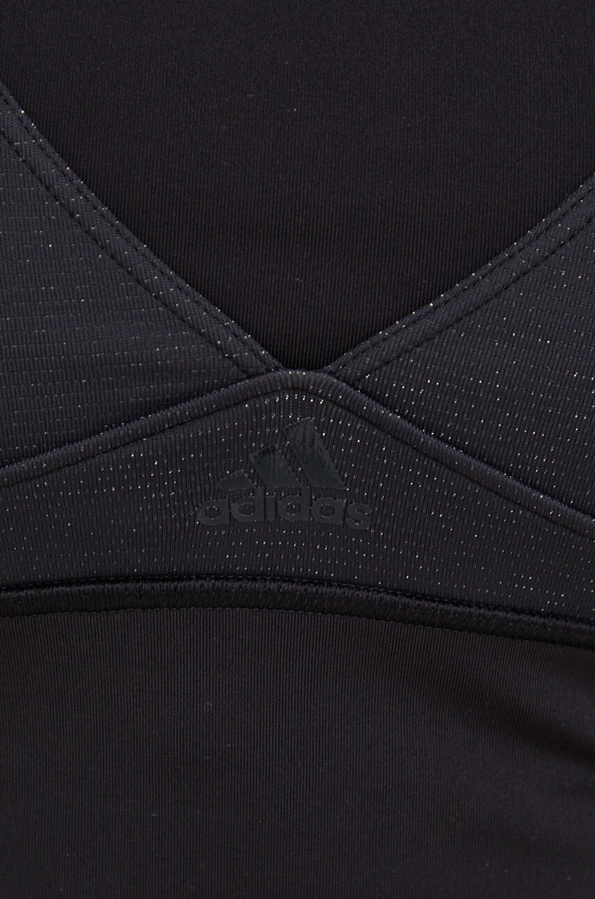 adidas Performance Спортен сутиен Powerimpact в черно с изчистен дизайн - Pepit.bg