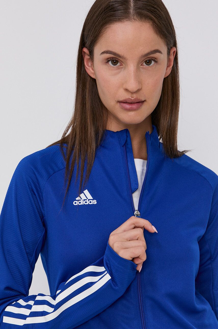 adidas Performance Суичър HE3075 дамска в черно с изчистен дизайн - Pepit.bg