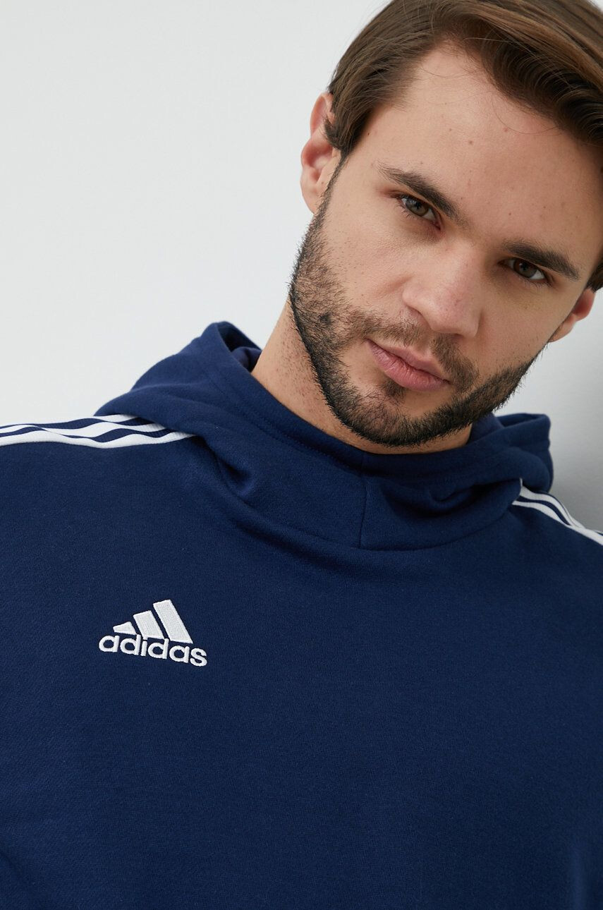 adidas Performance Суичър в тъмносиньо с качулка с принт - Pepit.bg