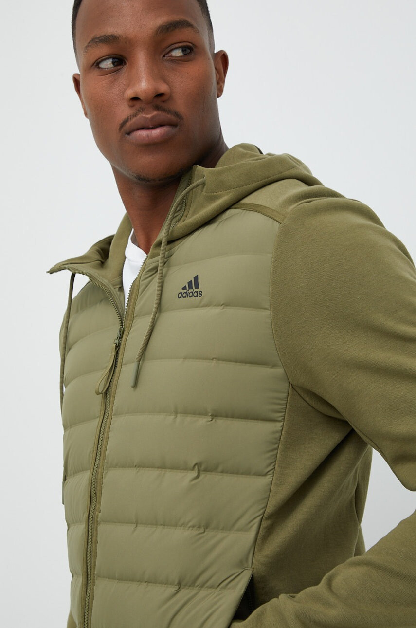 adidas Performance Суичър в зелено - Pepit.bg