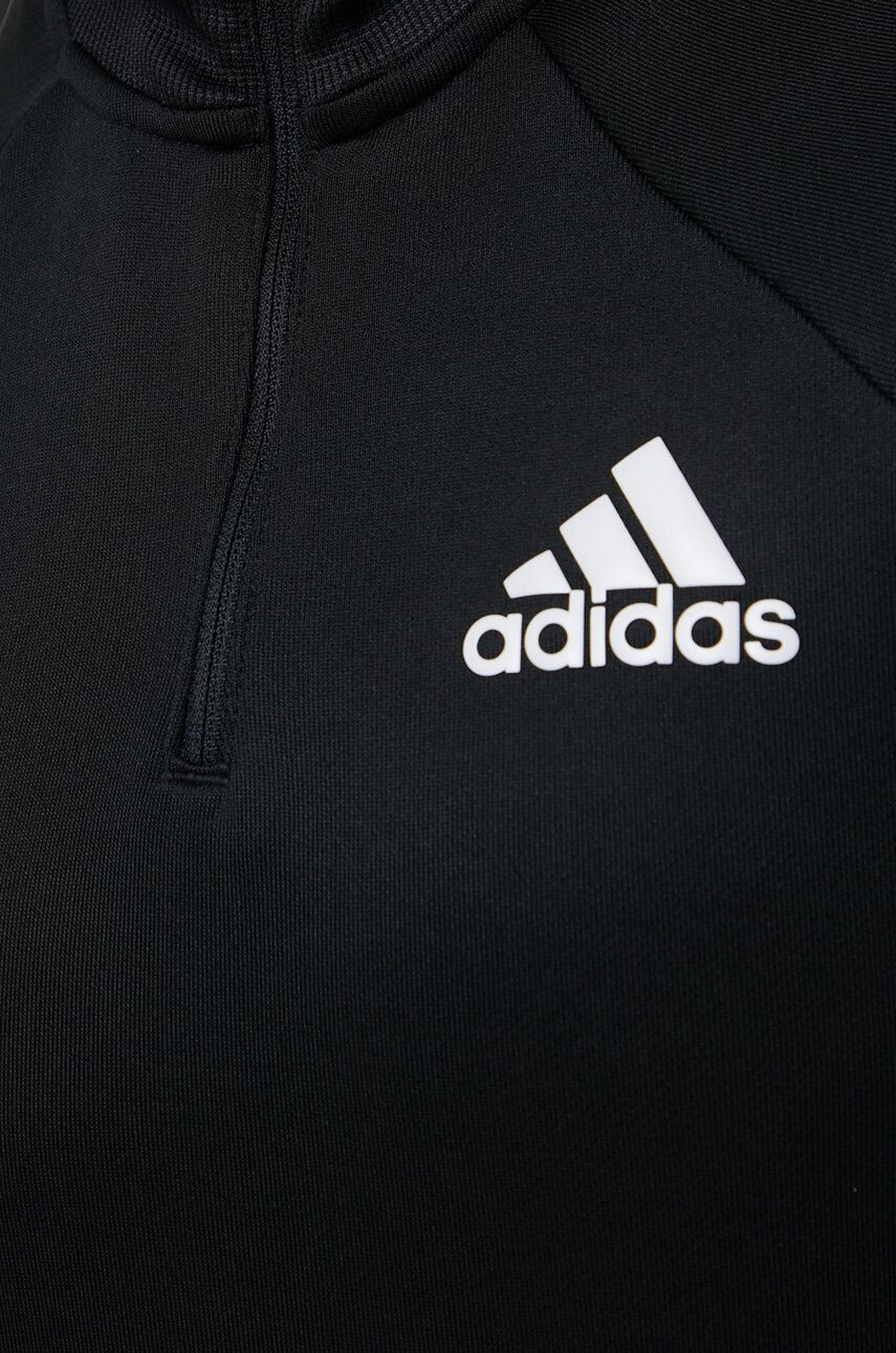 adidas Performance Суичър HA7609 дамски в черно с изчистен дизайн - Pepit.bg