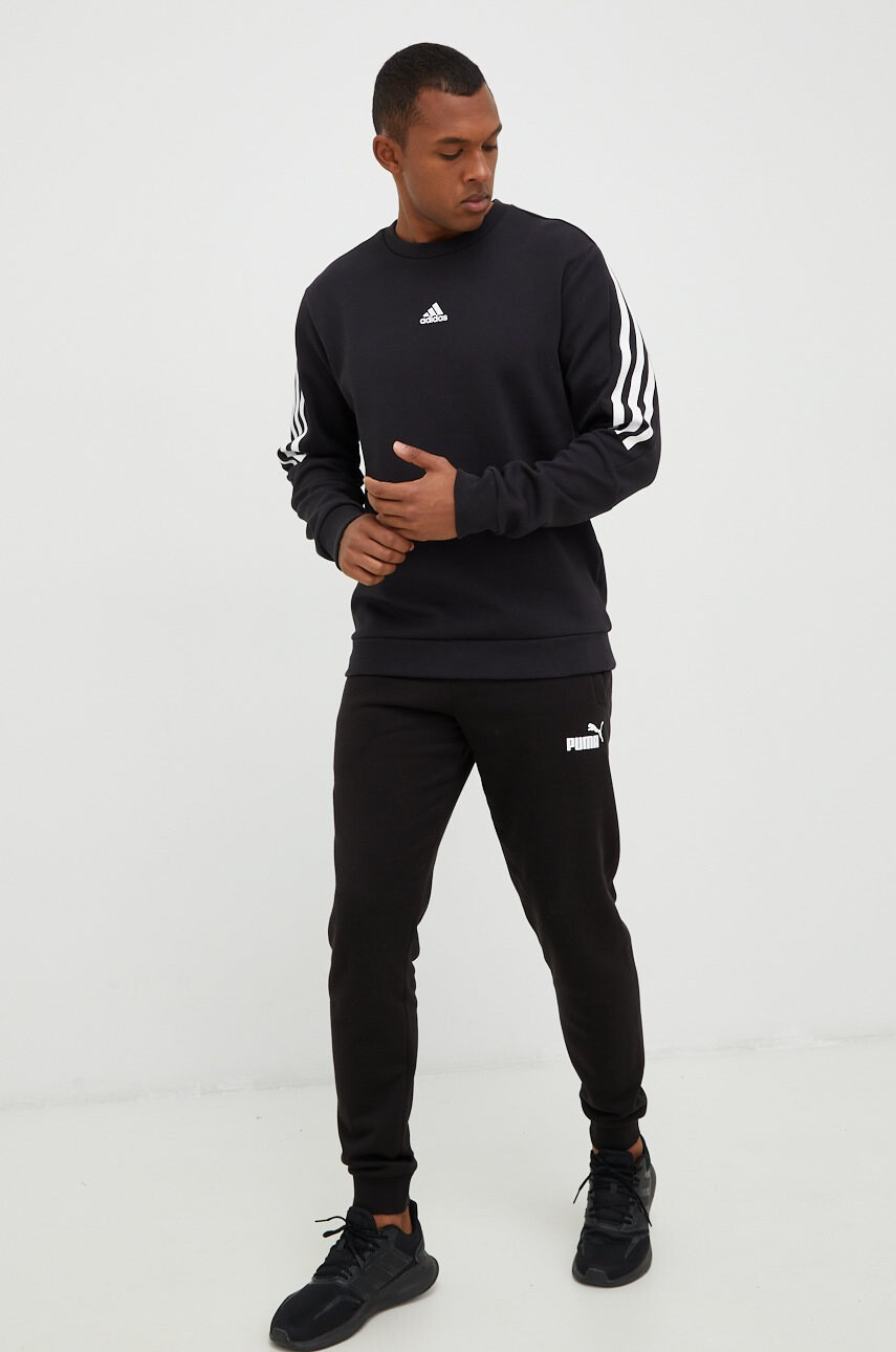 adidas Performance Суичър в черно с принт - Pepit.bg