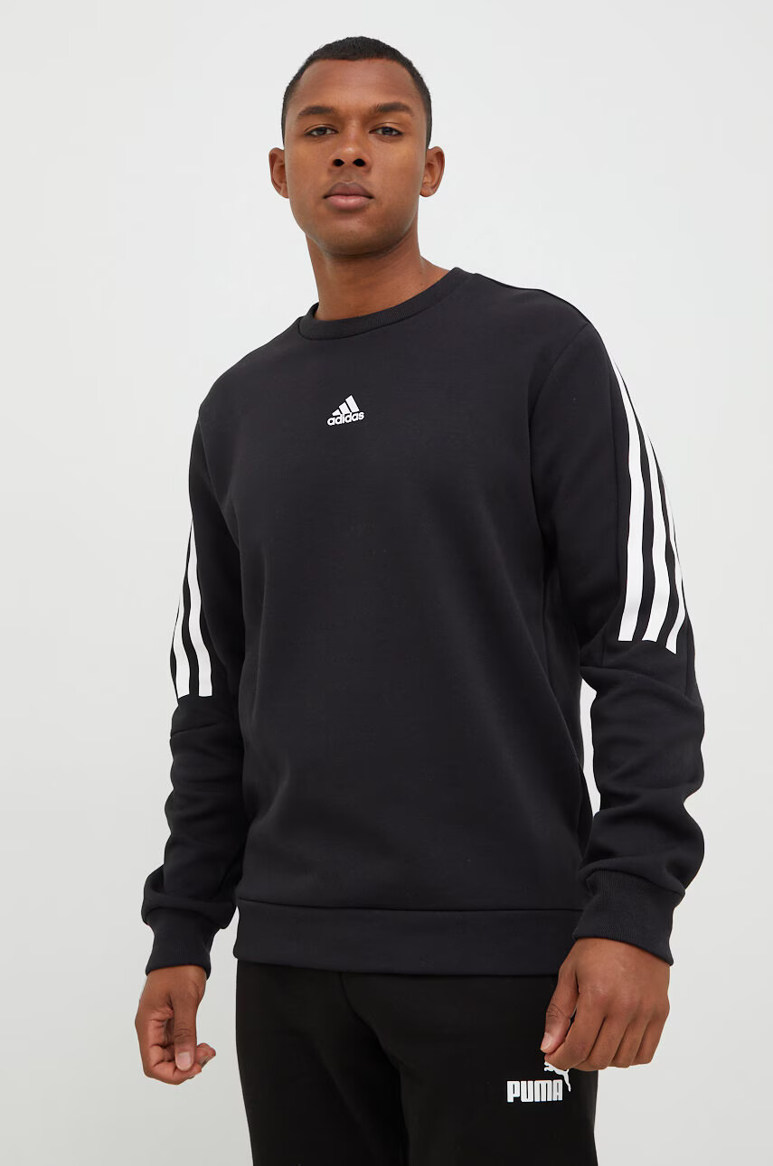 adidas Performance Суичър в черно с принт - Pepit.bg