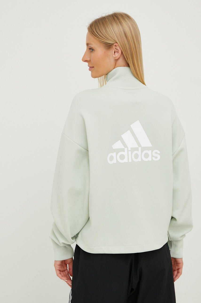 adidas Performance Суичър в зелено с изчистен дизайн - Pepit.bg