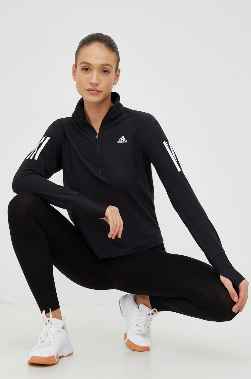 adidas Performance Суичър за джогинг own the run в черно - Pepit.bg