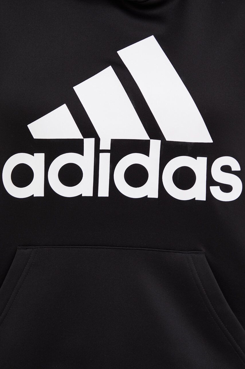 adidas Performance Суичър за трениране Big Logo в черно с качулка с принт - Pepit.bg