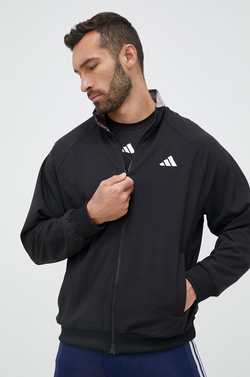 adidas Performance Суичър за трениране Melbourne в черно с десен - Pepit.bg