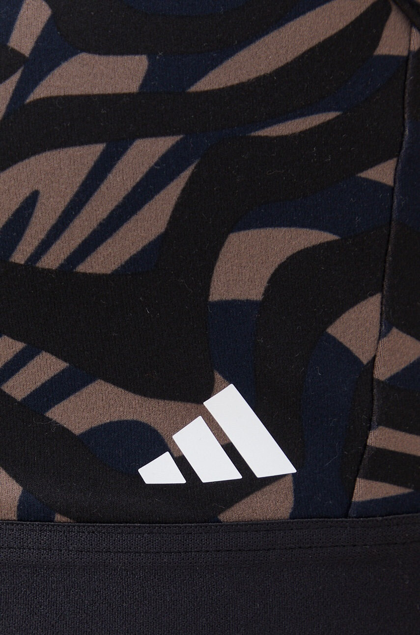 adidas Performance Сутиен за йога Yoga Essentials в черно с десен - Pepit.bg