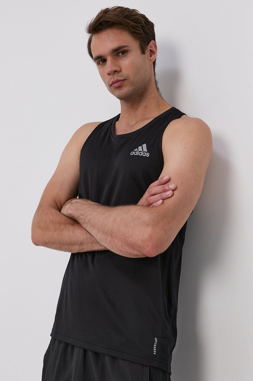 adidas Performance Тениска мъжка в черно - Pepit.bg