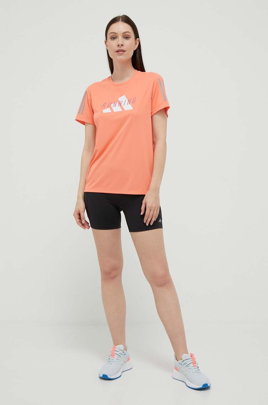 adidas Performance Тениска за бягане в оранжево - Pepit.bg