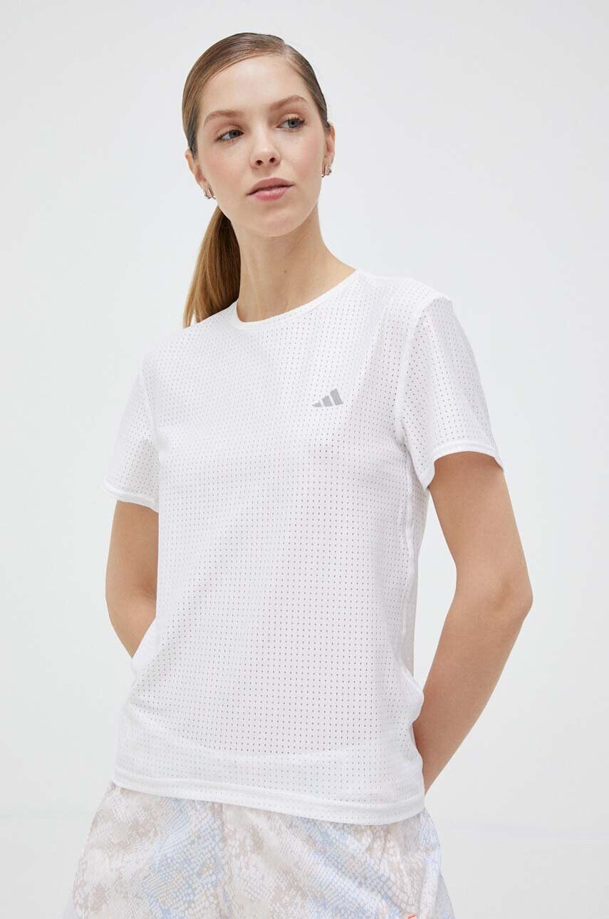 adidas Performance Тениска за бягане Fast в бяло - Pepit.bg