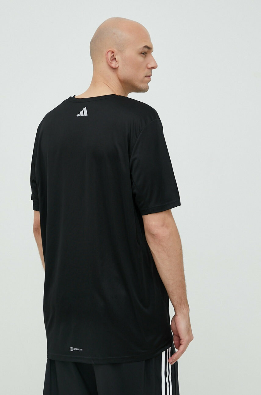 adidas Performance Тениска за бягане Run Icons В черно с принт - Pepit.bg