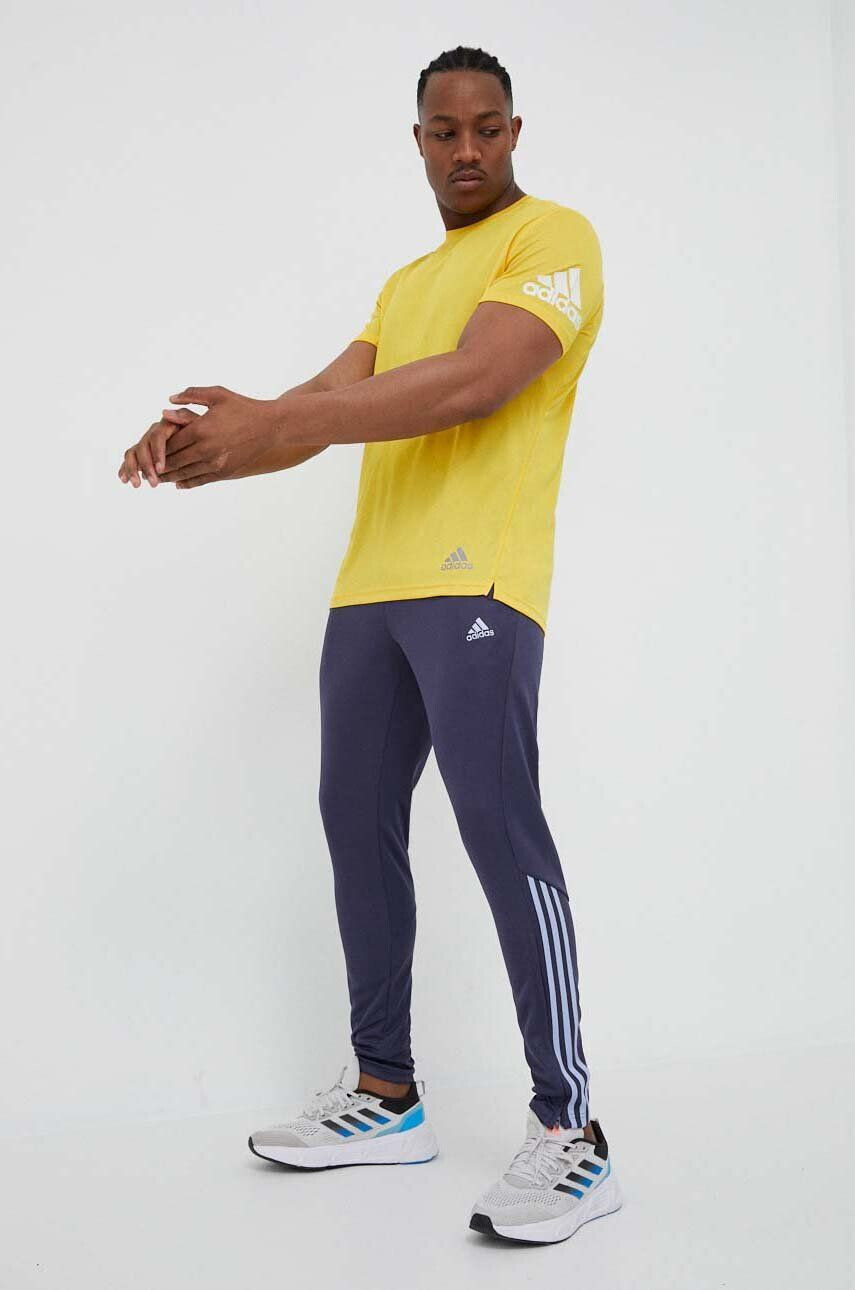 adidas Performance Тениска за бягане Run It в жълто с принт - Pepit.bg