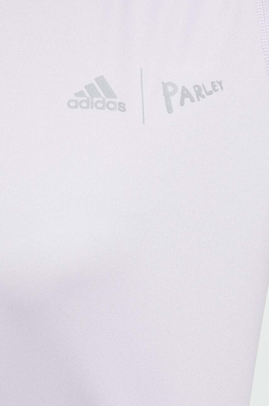 adidas Performance Тениска за бягане x Parley в лилаво - Pepit.bg