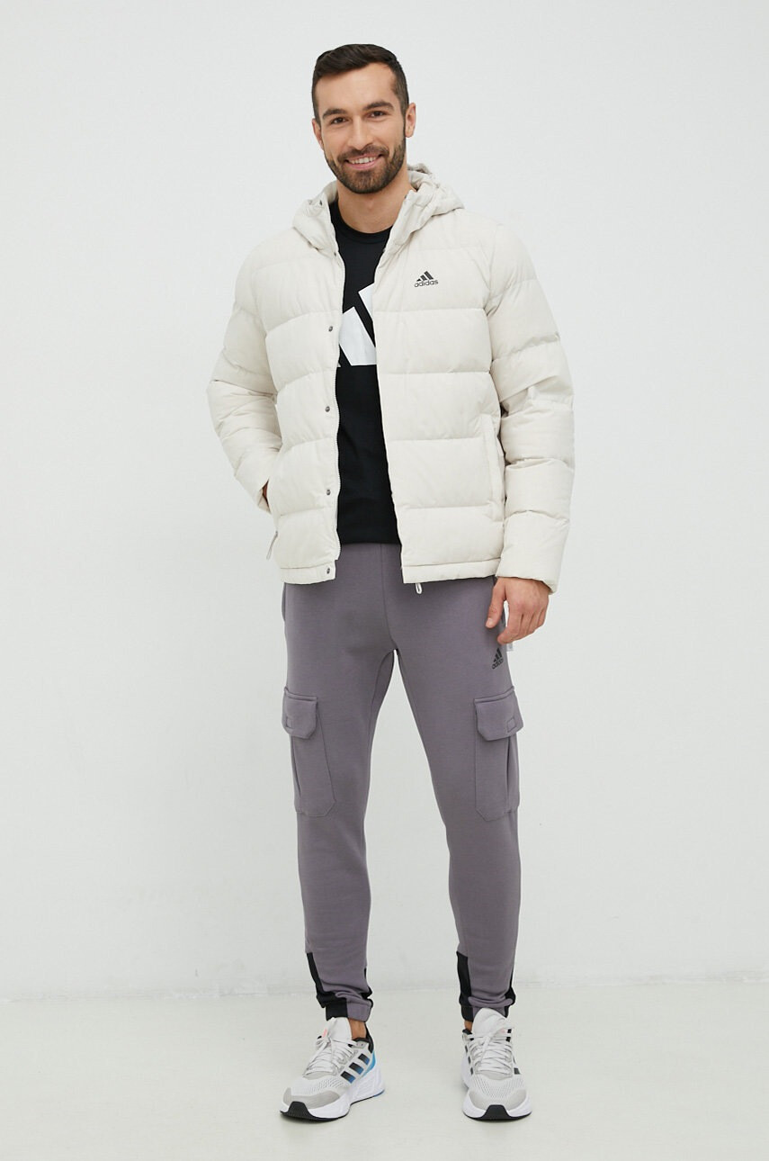 adidas Performance Тениска за трениране в черно с принт - Pepit.bg