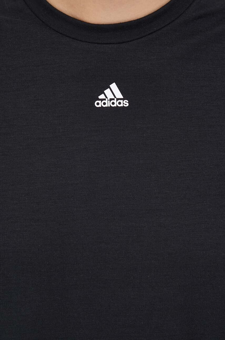 adidas Performance Тениска за трениране Train Icons 3-Stripes в черно - Pepit.bg