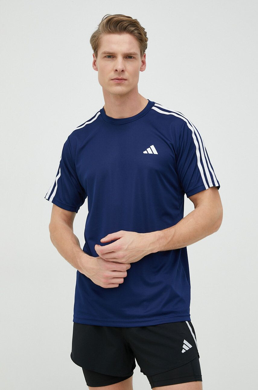 adidas Performance Тениска за трениране Training Essentials в тъмносиньо с апликация - Pepit.bg