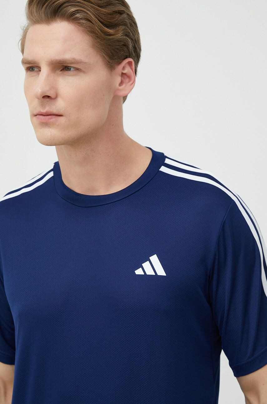 adidas Performance Тениска за трениране Training Essentials в тъмносиньо с апликация - Pepit.bg