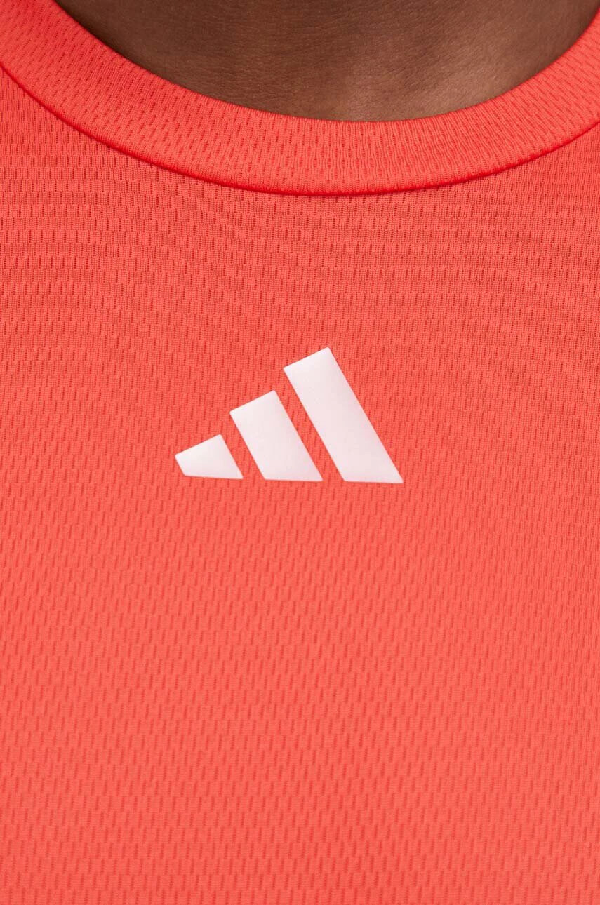 adidas Performance Тениска за трениране Workout Base в червено с принт - Pepit.bg
