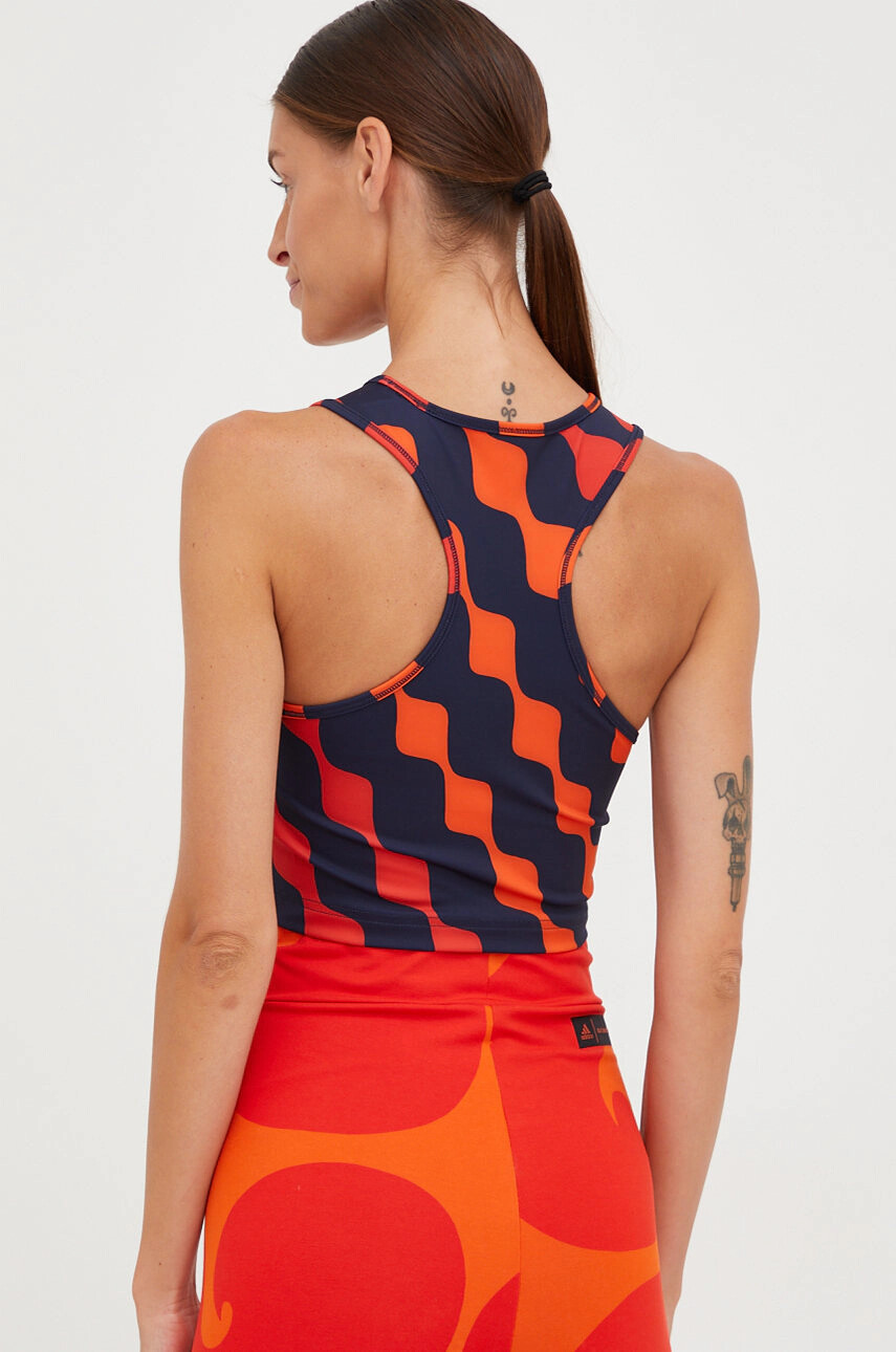adidas Performance Топ за трениране Marimekko в тъмносиньо - Pepit.bg