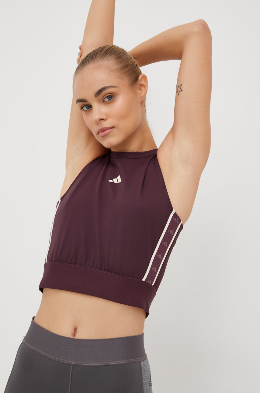 adidas Performance Топ за трениране Techfit в лилаво - Pepit.bg