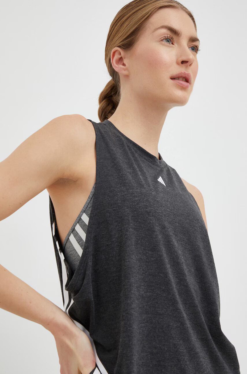 adidas Performance Топ за трениране Train Icons в сиво - Pepit.bg